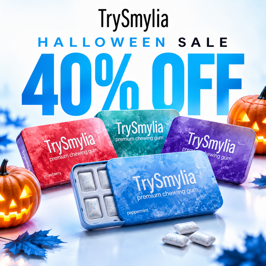 Premium Whitening Chewing Gum – TrySmylia™