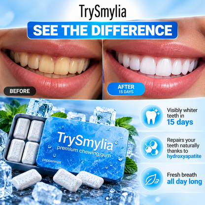 Premium Whitening Chewing Gum – TrySmylia™